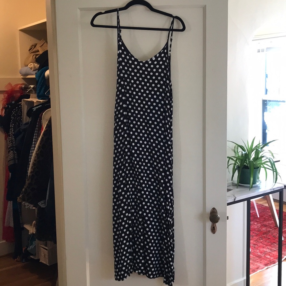 Breezy polka dot dress